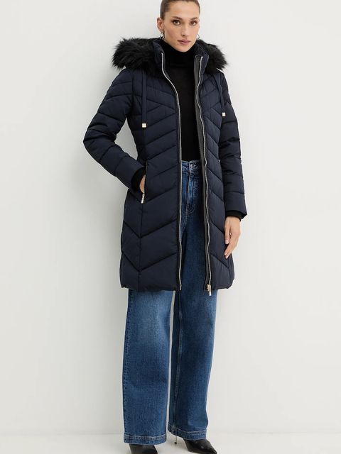 Morgan kurtka puchowa kolor granatowy zimowa GCLEA