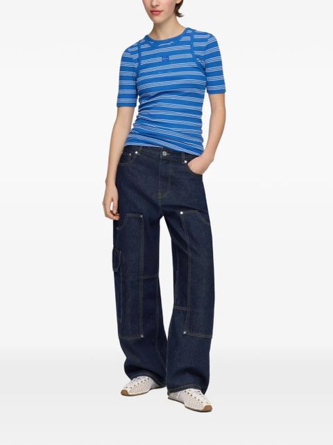 GANNI Audri cargo jeans - Blue