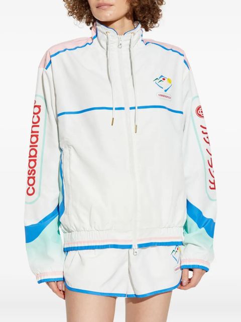 Casablanca Casa Sportif windbreaker jacket - White