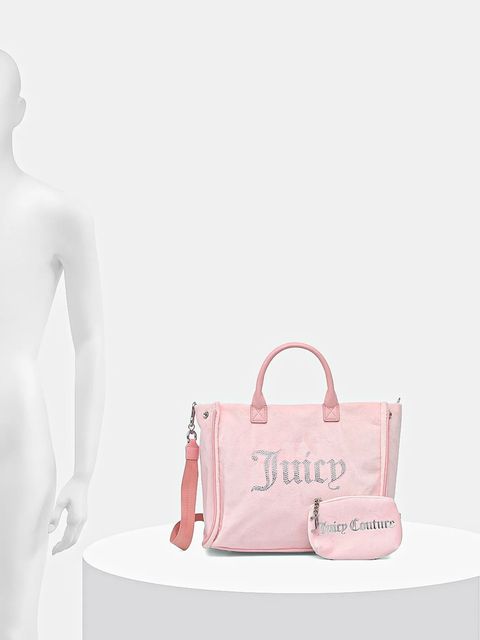 Juicy Couture torebka Iris Velvet kolor różowy BIJIR8944WZC - zdjęcie produktu nr 2