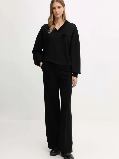 Iceberg bluza damska kolor czarny gładka E071 6331 - zdjęcie produktu nr 2