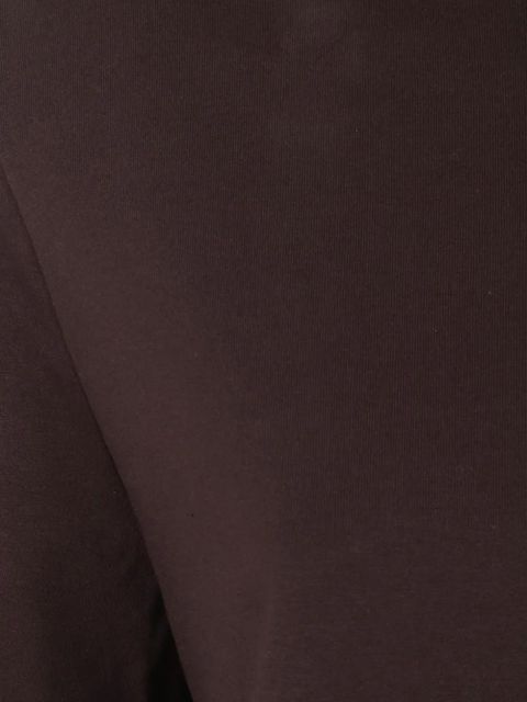 The Frankie Shop padded shoulder carrington T-shirt - Brown