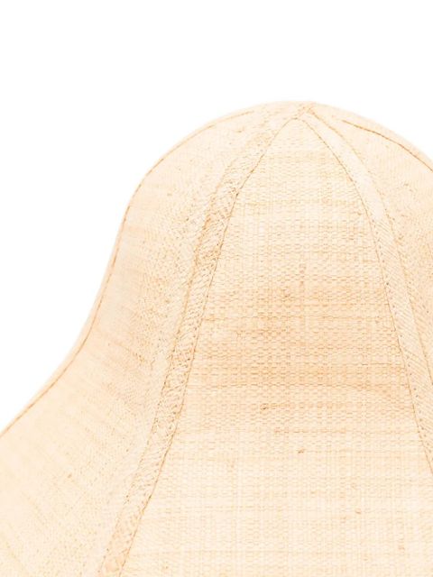 Ruslan Baginskiy stitched hat - Neutrals