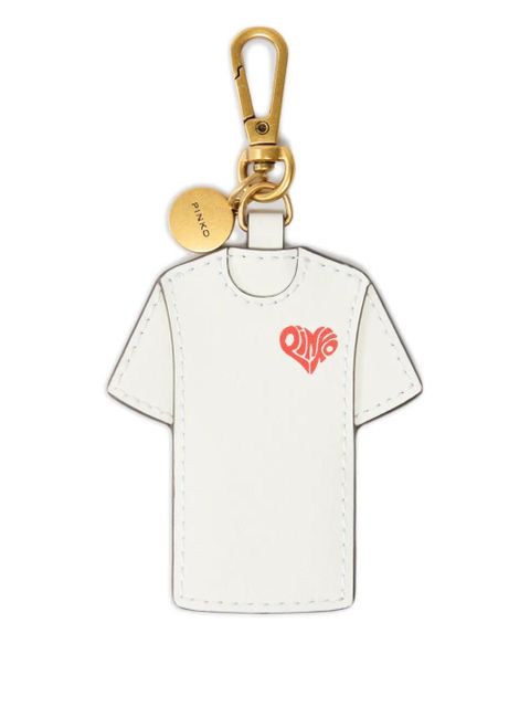 PINKO T-shirt charm keyring - White - zdjęcie produktu nr 1