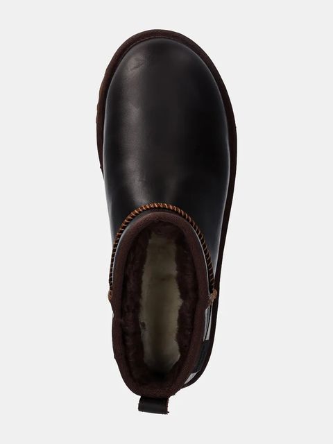 UGG śniegowce skórzane Classic Ultra Mini Lthr Regen