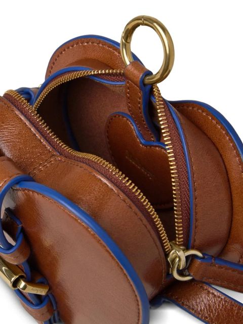 Mulberry mini Roxanne buckle-detail heart bag - Brown