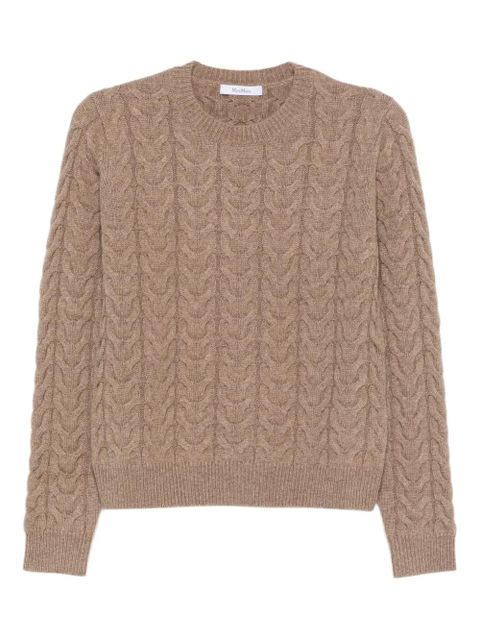 Max Mara cable-knit sweater - Brown - zdjęcie produktu nr 1