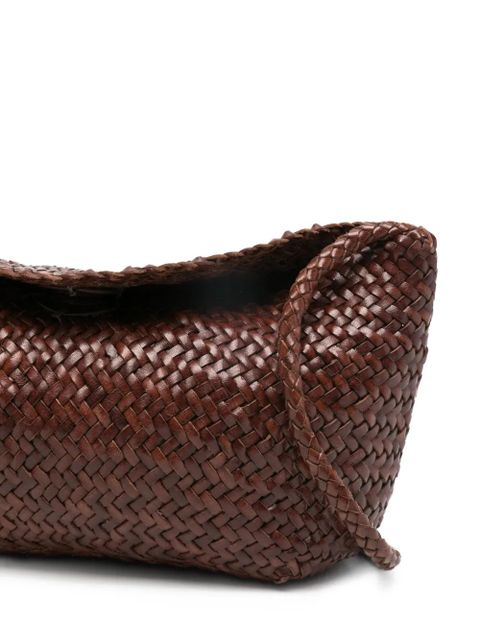 DRAGON DIFFUSION woven shoulder bag - Brown