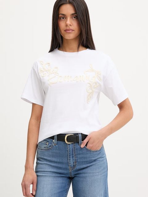 ERMANNO Firenze T-shirt damski bawełniany - zdjęcie produktu nr 1