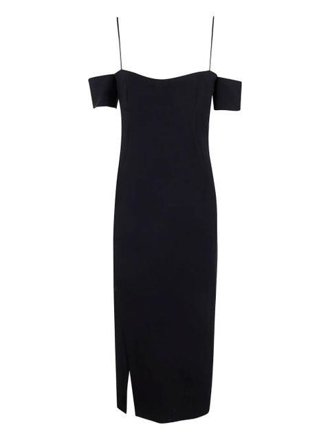 PINKO off-shoulder slit dress - Black - zdjęcie produktu nr 1
