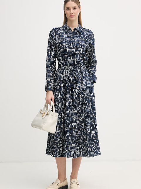 Tommy Hilfiger spódnica lniana - zdjęcie produktu nr 1