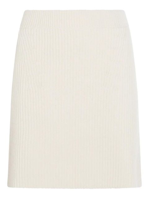 Jil Sander ribbed-knit skirt - Neutrals - zdjęcie produktu nr 1