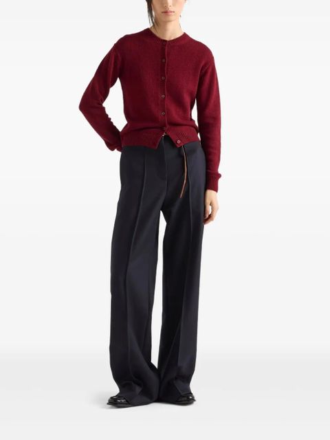 Prada button-down cashmere cardigan - Red