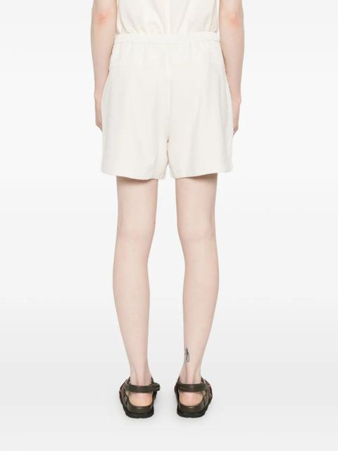 Moncler logo-patch drawstring shorts - Neutrals