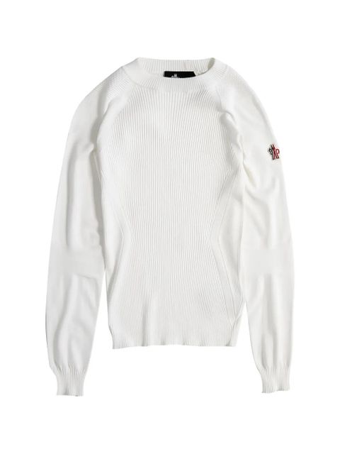 Moncler Grenoble ribbed sweater - Neutrals - zdjęcie produktu nr 1