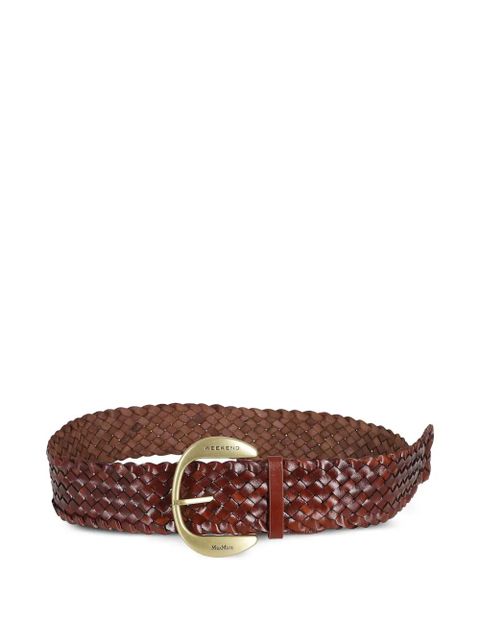 Weekend Max Mara braided buckle belt - Brown - zdjęcie produktu nr 1