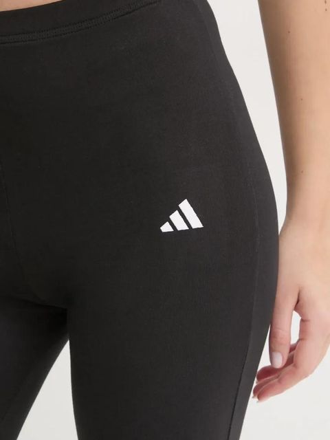 adidas legginsy Essentials damskie kolor czarny gładkie JD9961