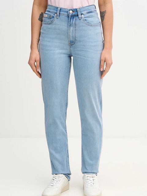 Calvin Klein Jeans jeansy damskie high waist LV047E618G - zdjęcie produktu nr 1