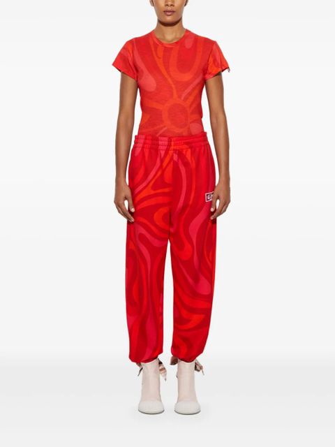 PUCCI abstract-print T-shirt - Red - zdjęcie produktu nr 2