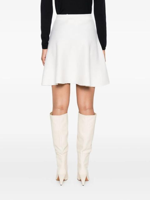 Max Mara wool flared skirt - Neutrals