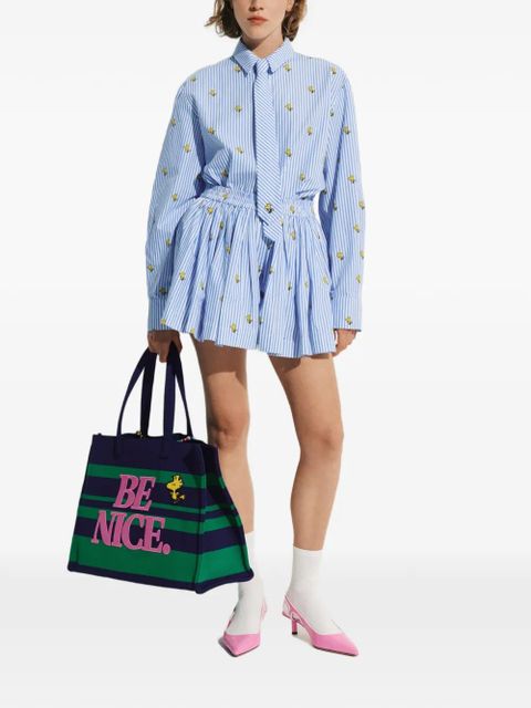 Essentiel Antwerp Peanuts™ print striped shorts - Blue - zdjęcie produktu nr 2