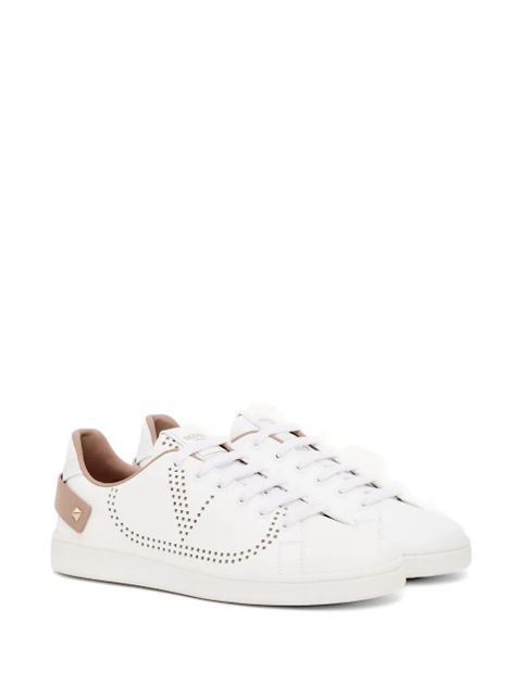 Valentino Garavani Backnet calfskin sneakers - White - zdjęcie produktu nr 2