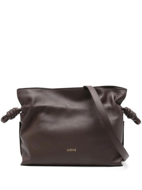 LOEWE Flamenco leather clutch bag - Brown - zdjęcie produktu nr 1