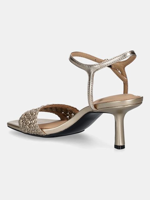 Tommy Hilfiger sandały METALLIC LTHR KITTEN SANDAL