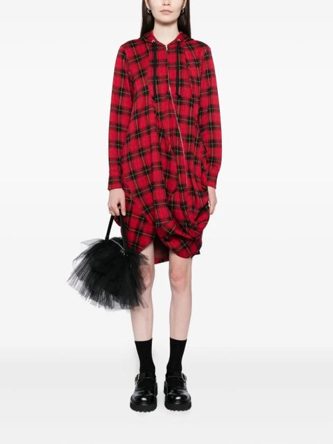 Comme Des Garçons plaid dress - Red - zdjęcie produktu nr 2