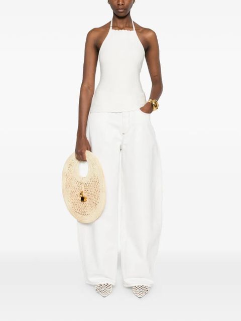 Jacquemus The Tablier halter top - White - zdjęcie produktu nr 2