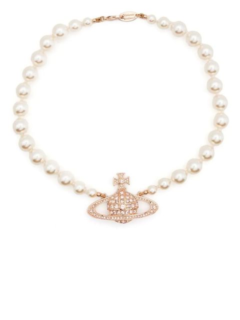 Vivienne Westwood orb charm necklace - White - zdjęcie produktu nr 1