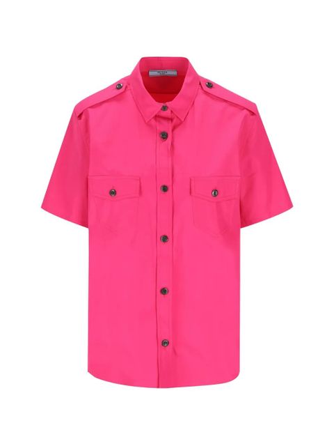 Prada buttoned cotton shirt - Pink - zdjęcie produktu nr 1