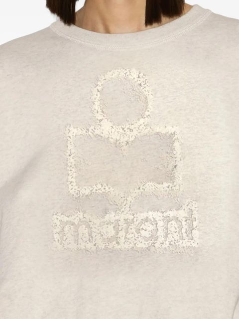 MARANT ÉTOILE Mobyili logo-printed sweatshirt - Neutrals