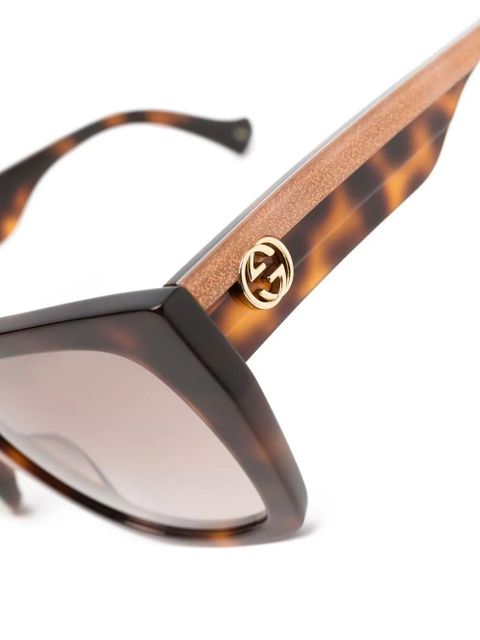 Gucci Eyewear tortoiseshell square-frame sunglasses - Brown