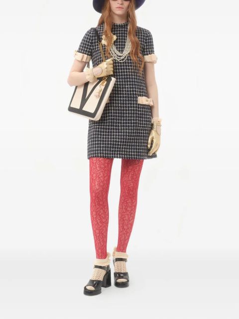 Valentino Garavani mini bouclé dress - Blue