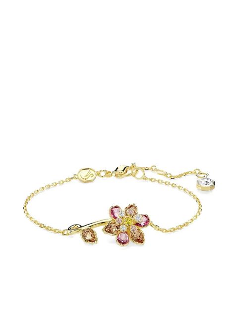 Swarovski Idyllia flower charm bracelet - Gold - zdjęcie produktu nr 1