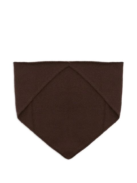 Yves Salomon cashmere knit bandana - Brown - zdjęcie produktu nr 2