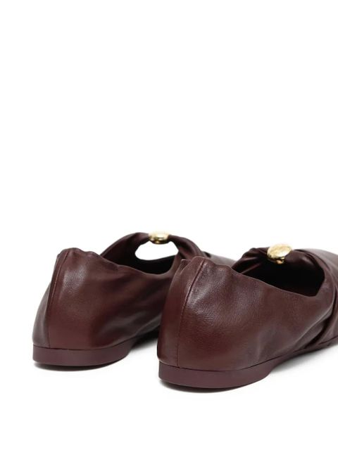 LOEWE twisted-buckle ballet flats - 7110