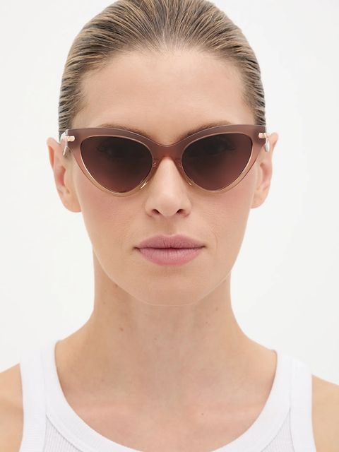 Michael Kors okulary przeciwsłoneczne damskie kolor różowy 0MK2259U