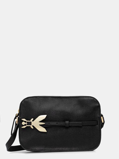 Patrizia Pepe torebka skórzana kolor czarny 8B0328 L162 - zdjęcie produktu nr 1