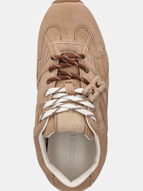 Nokwol sneakersy zamszowe Atlas damskie kolor beżowy Atlas - zdjęcie produktu nr 2