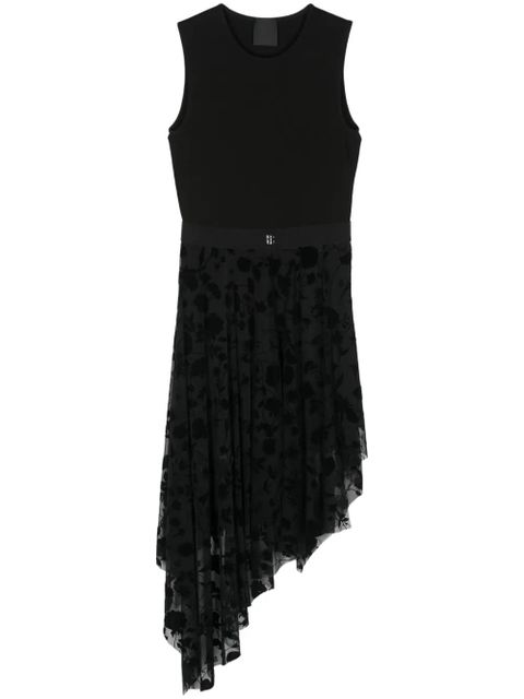 Givenchy ribbed-knit asymmetric dress - Black - zdjęcie produktu nr 1