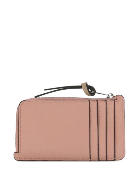 LOEWE embossed zip card holder - Pink - zdjęcie produktu nr 2