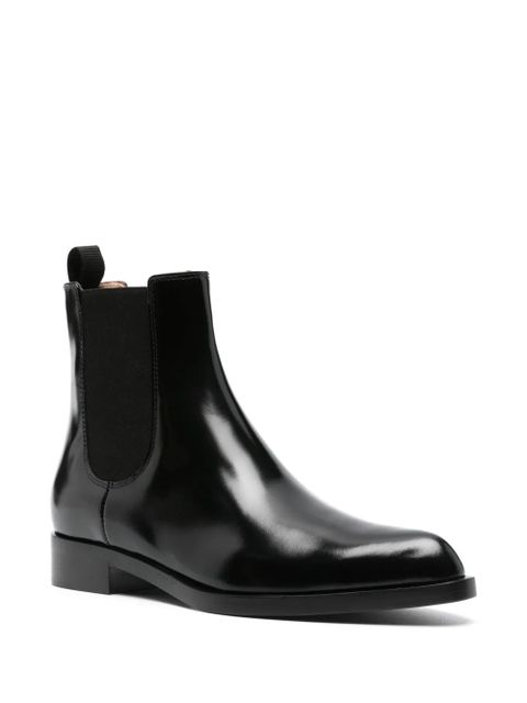 Gianvito Rossi 25mm leather Chelsea boots - Black