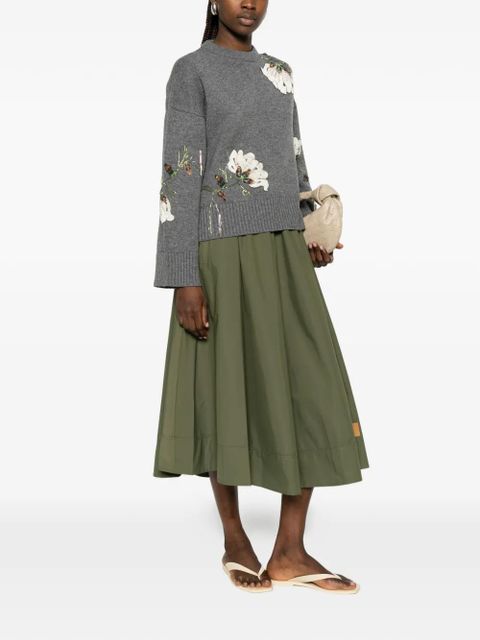 Simkhai flower-embroidered sweater - Grey - zdjęcie produktu nr 2