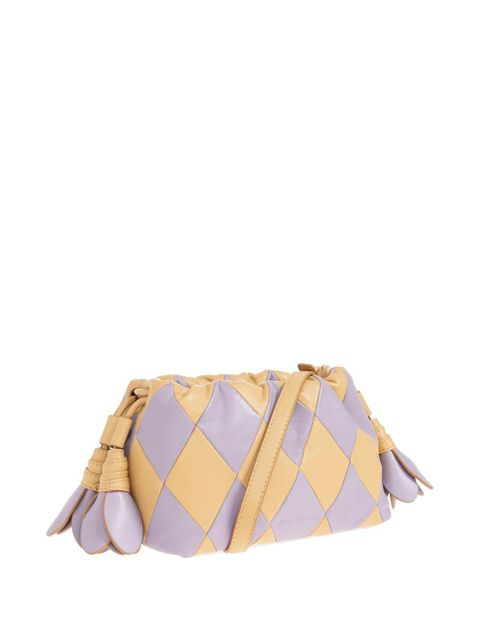 ZIMMERMANN small Cloud 91 diamond-patchwork leather clutch bag - Purple