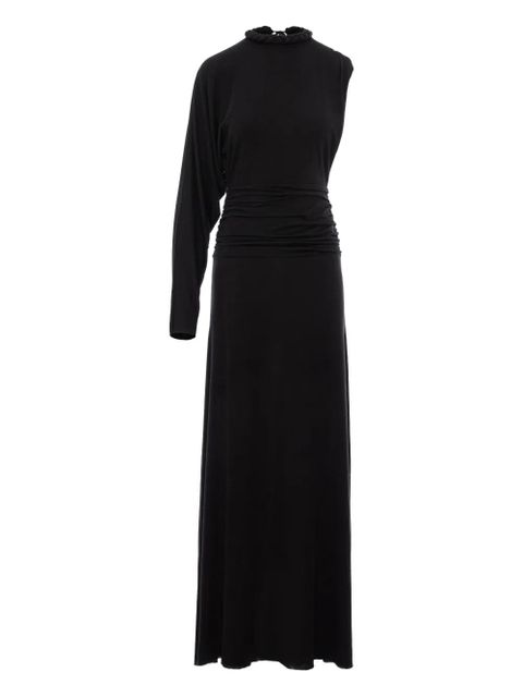 MANURÍ Didi one-shoulder maxi dress - Black - zdjęcie produktu nr 1