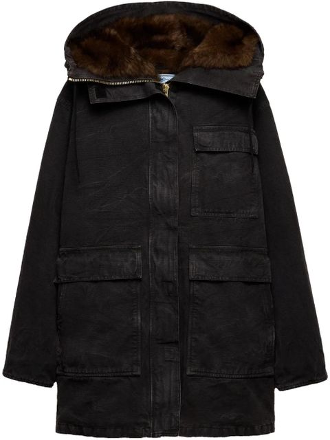 Prada canvas coat - Black - zdjęcie produktu nr 2