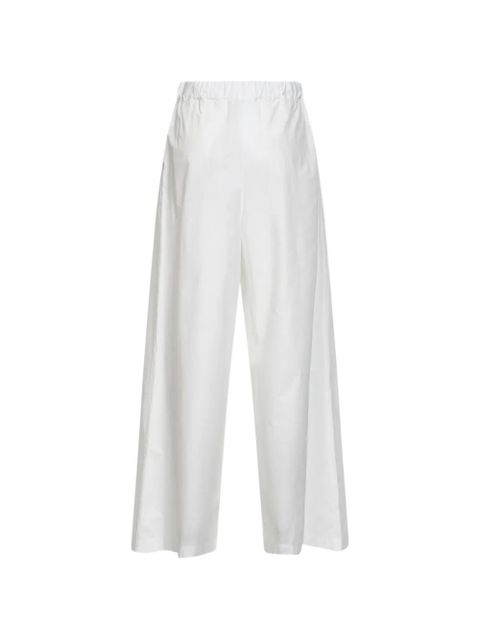 Weekend Max Mara pleated wide-leg trousers - White - zdjęcie produktu nr 2