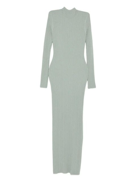 Nanushka ribbed turtleneck maxi dress - Green - zdjęcie produktu nr 1